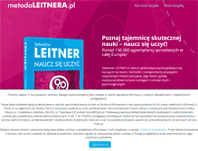 Tablet Screenshot of metodaleitnera.pl